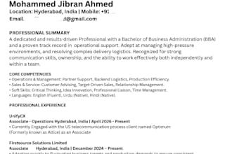 help create a resume that will attract the future employer