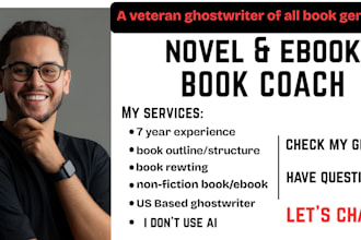 be your professional  ebook ghostwriter for book promotion and your book trailer
