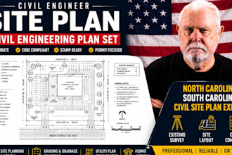 civil engineer civil engineering site plan north carolina south carolina stamp