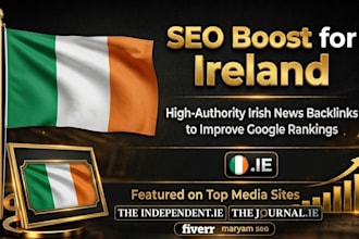 build high da irish backlinks for ireland SEO ranking