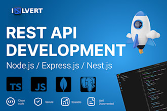 build a scalable rest API with nodejs, expressjs or nestjs