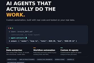 build a custom ai agent to automate your business workflow