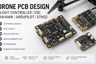 do drone pcb,flight controller,motor controller esc pixhawk ardupilot stm 32