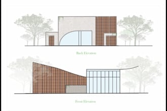 create photoshop rendered architectural floor plans