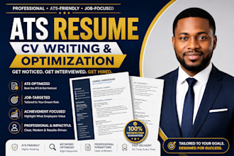 write an ats resume, CV and linkedin profile