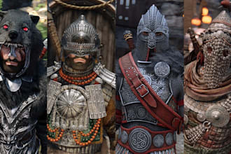 create and port skyrim mods with armor weapons and characters