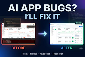 fix bugs in your ai generated or vibe coded web app