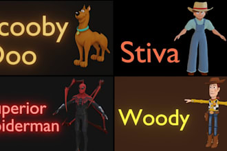 do custom vrchat avatar for you