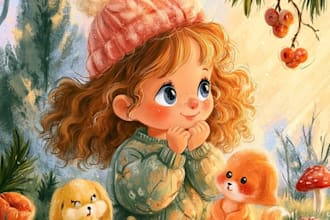 children book illustration and children book illustration