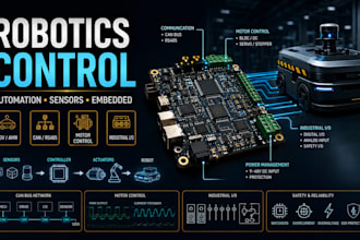 design robotics industrial automation pcb, embedded system