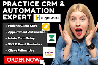setup gohighlevel influxmd practice better jane charmhealth simplepractice crm