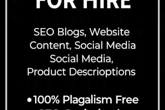 content writer,SEO blogs, article writing