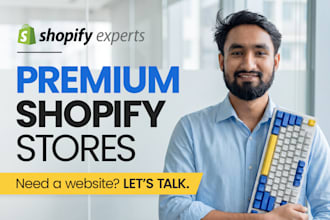 build shopify store design, shopify store redesign, shopify dropshipping website