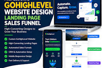 gohighlevel website design gohighlevel landing page go high level sales funnel