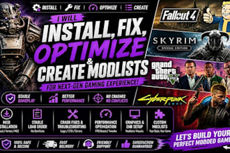 make skyrim and fallout mods with setup