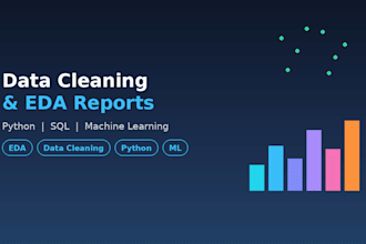clean and analyze your dataset with a full eda report