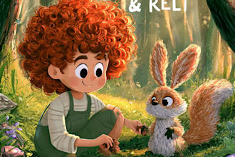 draw illustrations for children book