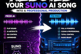 rebuilt your suno ai song into a professional production