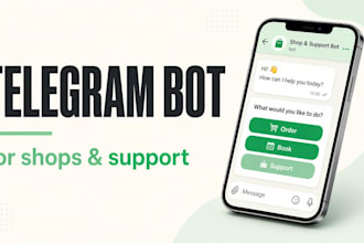 create a telegram bot for your business or shop