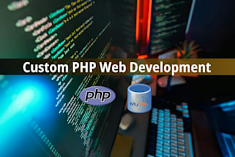 develop a custom PHP web application