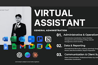 do general administration virtual assistant for you