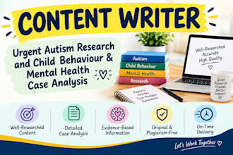 urgent autism research and child behaviour and mental health case analysis