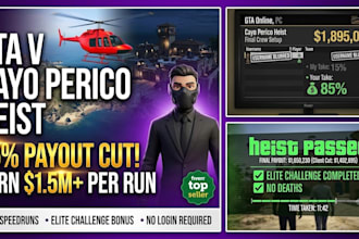 host cayo perico heist for maximum cut