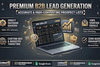 do b2b lead generation, google maps scraping and targeted email lists