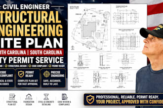 civil engineer structural engineering site plan north south carolina city permit