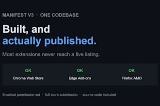 build your manifest v3 chrome extension