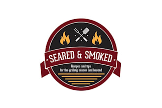 design custom grill seared smoked logo