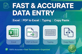 do data entry and typing work fast
