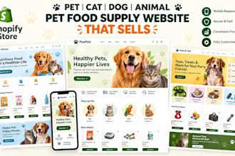 design pet shopify store pet accessories website pet store shopify pet store