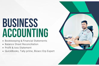 do bookkeeping and financial accounting, balance sheet, cleanup