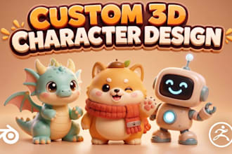 create cute 3d print model for stl 3d printing