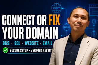 connect domain to your website or fix domain and dns issues