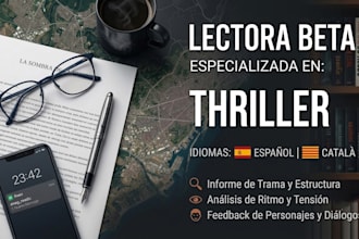 be your spanish and catalan beta reader for thrillers