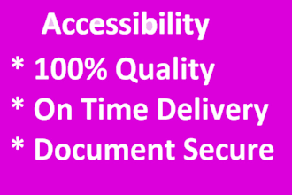 make your PDF accessible wcag aa and 508 standard