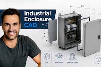 design industrial control box cad models electrical enclosure solutions