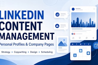 be your linkedin manager and content creator