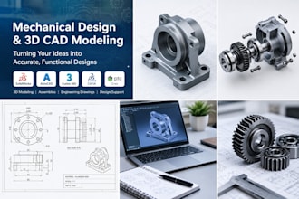 professional 3d cad models and mechanical designs
