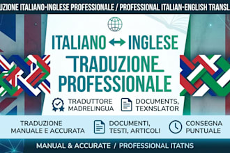 translate english to italian accurately and fast