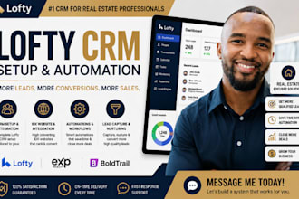 set up lofty crm lofty website design lofty website redesign lofty smart plan