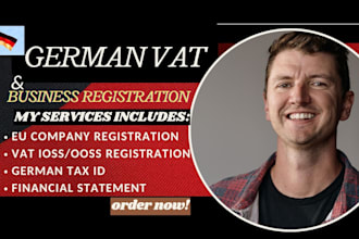 handle german  vat and elster filing support for your business