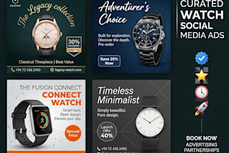 do proffesional social media post designer