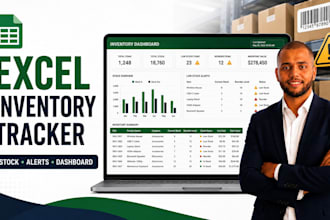 build an automated excel inventory tracker with reorder alerts