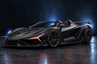 create realistic 3d car models for games, vehicle  3d printing and rendering