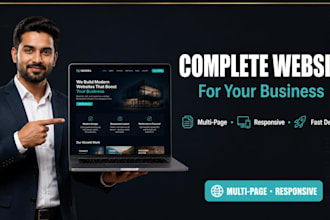 build a complete responsive business website