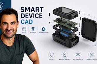 design smart device case cad models electronic product protection housing