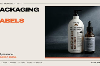 design retail packaging and product labels